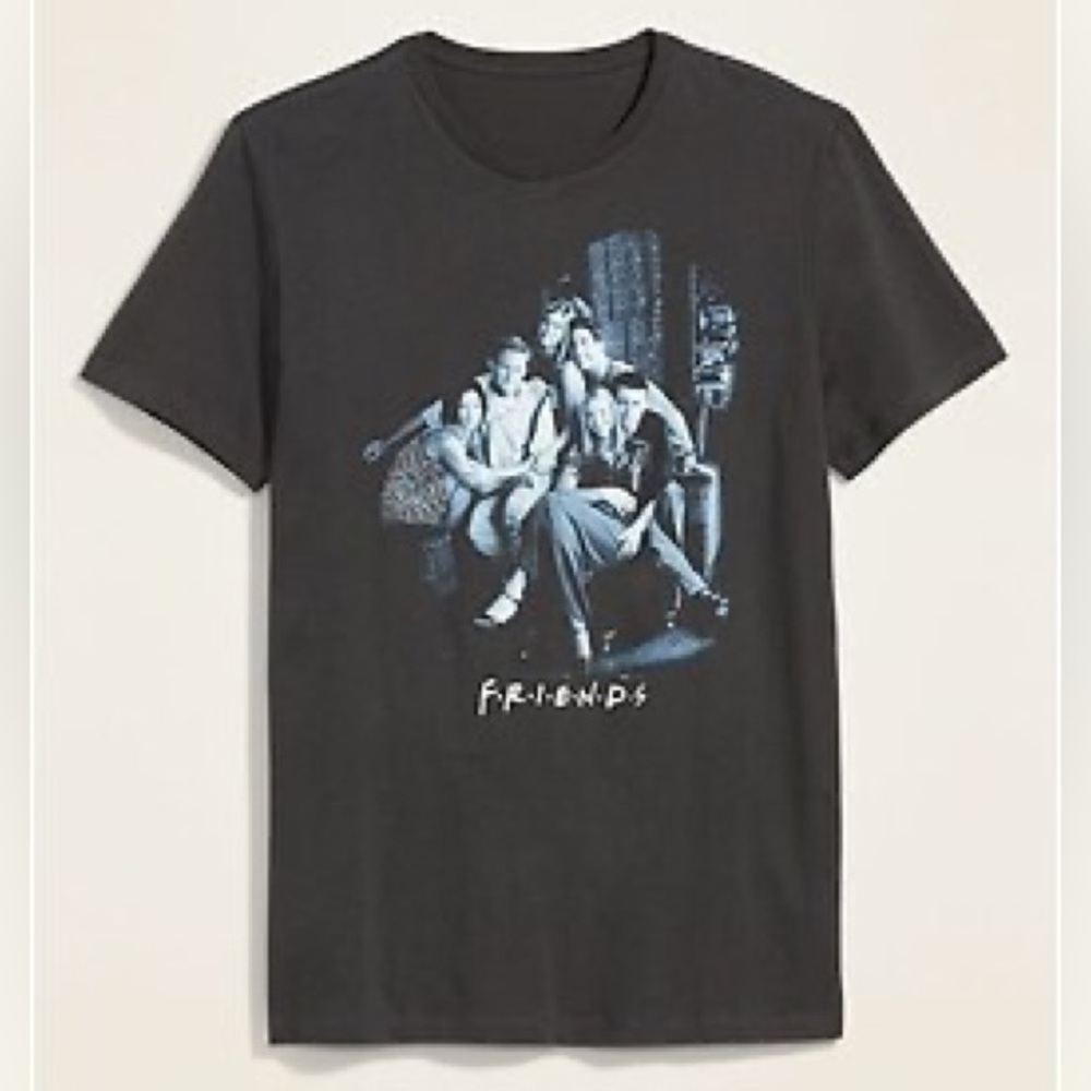 NWOT Friends Show Tee Short Sleeve Size Large Oversized New Tshirt
